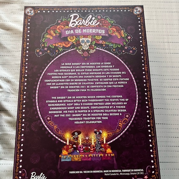 Barbie 2021 Dia De Muertos Ken (Day of The Dead) Doll GXL26 - Picture 3 of 6